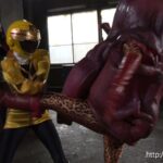 「足/脚」 ヒロイン陥落Vol.109 危うしカイザーイエロー！怪人集団の魔の手！ 生駒はるな 『FANZA』