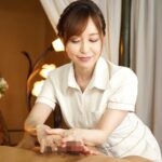 「足/脚」 スローなハンドテクでもの凄い射精、フル勃起エステサロン 篠田ゆう 『FANZA』