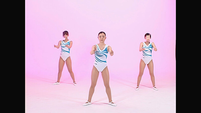 「足/脚」 【 AI リマスター版 】元N○○体操のお姉さん 『FAN...