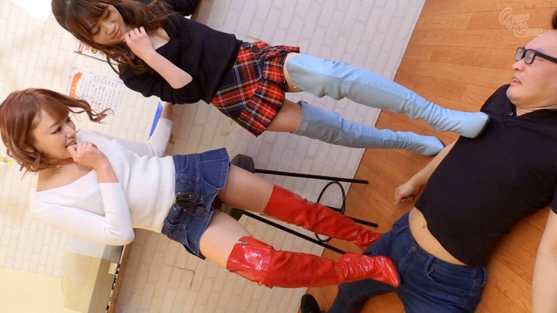 「足/脚」 Wニーハイブーツ 淫乱どS痴女 浜崎真緒/笠木いちか 『F...