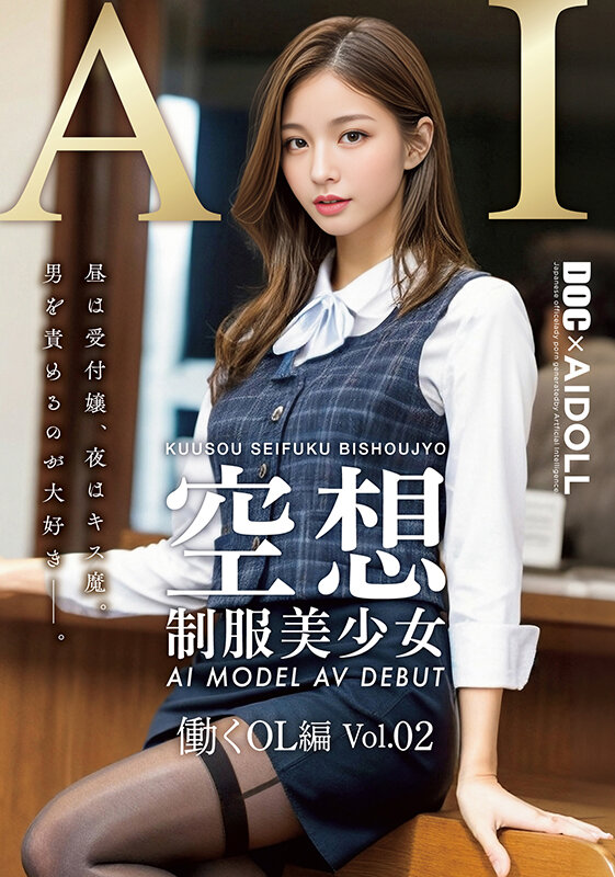 「足/脚」 空想制服美少女 AI MODEL AV DEBUT 働くO...