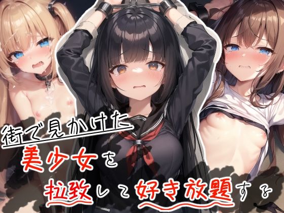 ＜同人＞ 街で見かけた美少女を拉致して好き放題する 『マンガ』