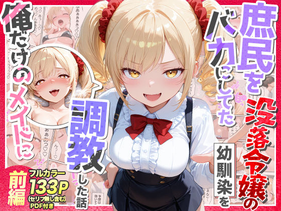 ＜同人＞ 庶民をバカにしてた没落令嬢の幼馴染を俺だけのメイドに調教した...