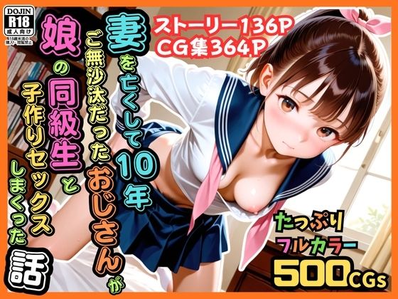 ＜同人＞ 【500枚】妻を亡くして10年ご無沙汰だったおじさんが娘の同...