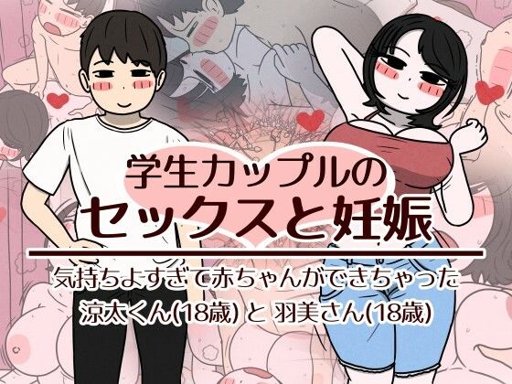 ＜同人＞ 学生カップルのセックスと妊娠 - 気持ちよすぎて赤ちゃんがで...