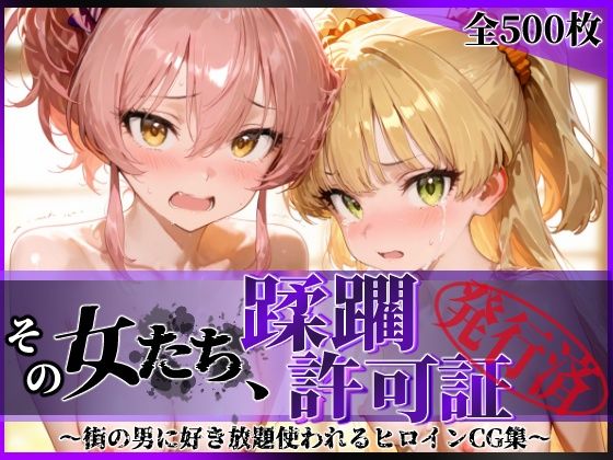 ＜同人＞ その女たち、蹂躙許可証発行済み -街の男たちに好き放題使われ...
