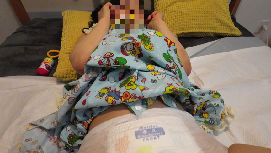 『フェチ』 146cm超ミニ素人JDせいら 清純ピュアおむつ極限羞恥 ...