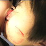 『フェチ』 長身痴女の大口開け唾まみれキス責め PART3 「DUGA」