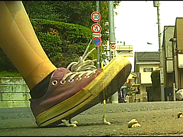 『フェチ』 女子大生と妖精がイモムシを踏み潰す！ 「DUGA」