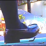 『フェチ』 ローファーがカタツムリ・イモムシ・ダンゴ虫を踏み潰す 「DUGA」