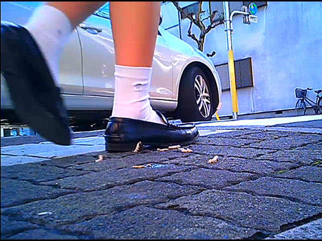 『フェチ』 白ソックスや紺ハイソの妖精たちがイモムシを踏み潰す！ 「D...