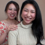 『フェチ』 美穂と莉那の唾液レズベロ接吻 「DUGA」