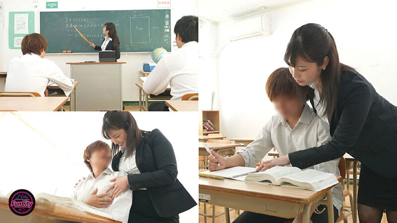 『フェチ』 女教師はバレたらヤバい状況に興奮する小悪魔痴女だった 「D...