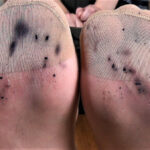 『フェチ』 【足のにおい】まだらパンスト 「DUGA」