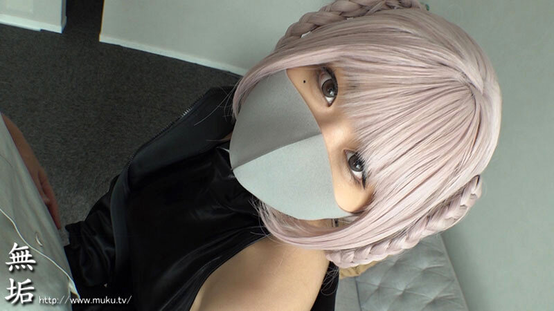 「フェチ」 Hcup圧倒的巨乳マスク美少女がセックスにハマり過ぎて発情...