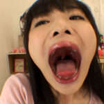 『フェチ』 満月ひかりちゃんの舌・口内自撮り 「DUGA」
