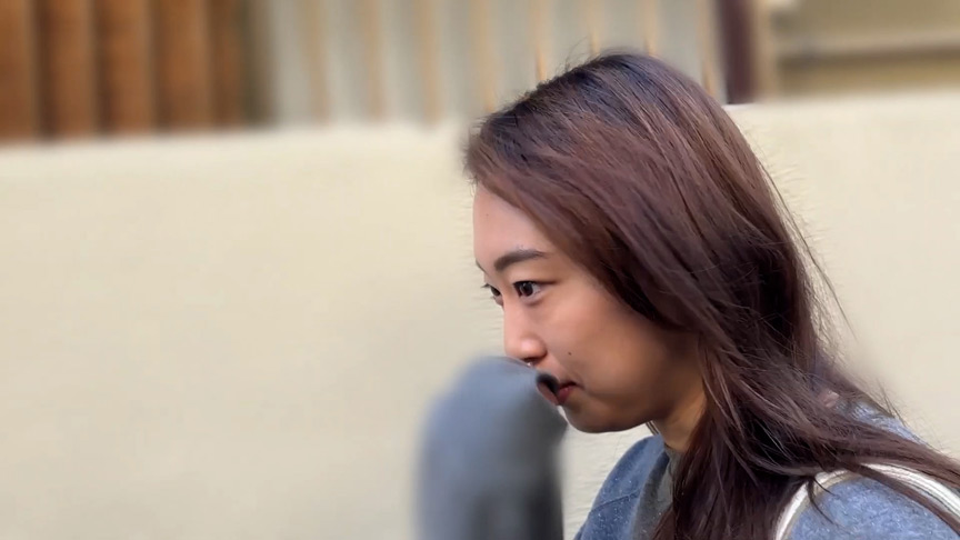 『フェチ』 街角で声をかけて口内観察させてもらう ゆゆちゃん 「DUG...