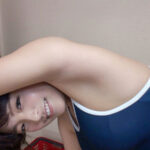 『フェチ』 濡れてテカってピッタリ密着 神スク水 後藤里香 「DUGA」