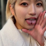 『フェチ』 街角で声をかけて口内観察させてもらう はるのちゃん 「DUGA」