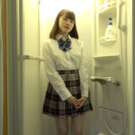 『フェチ』 桐山結羽チャンを制服姿のまま乳首とクリに水鉄砲責め！ 「DUGA」