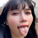 『フェチ』 街角で声をかけて口内観察させてもらう ひなみちゃん 「DUGA」