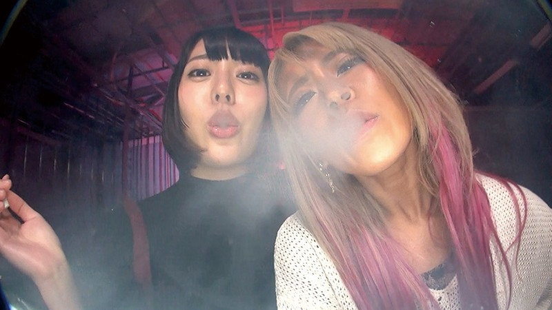 『フェチ』 主観 タバコ美女 煙 ヤニベロ ドS淫語浴び手コキ 「DU...