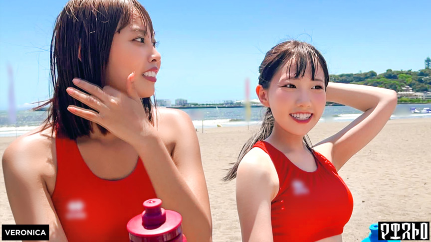 『フェチ』 小麦色ボディがエロい！中出しした夏の夜 なの＆ちなみ 「D...