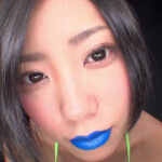 『フェチ』 水着姿で唾液たっぷりガラス舐め 「DUGA」