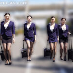 「フェチ」 Madonna航空、専属イイオンナ豪華大共演―。 黒艶パンスト人妻CA物語 ～新人男子CAを大人の色気と美脚タイツで搾精指導～ 『FANZA』