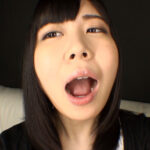 『フェチ』 ゆずりはえなちゃんの舌・口内自撮り 「DUGA」