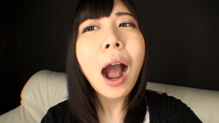 『フェチ』 ゆずりはえなちゃんの舌・口内自撮り 「DUGA」