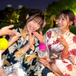 「フェチ」 浴衣美女たちをナンパで納涼祭！盛り上がって疲れ切ったカラダに男達が群がって集団SEX！？【るる/ゆい/あかり/ひなこ】Ver.るる＆ゆい 『FANZA』
