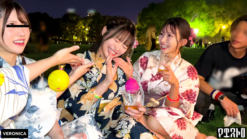 「フェチ」 浴衣美女たちをナンパで納涼祭！盛り上がって疲れ切ったカラダ...