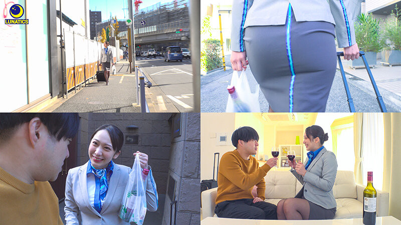 『フェチ』 デカ尻キャビンアテンダントのアラサー性欲挑発 「DUGA」