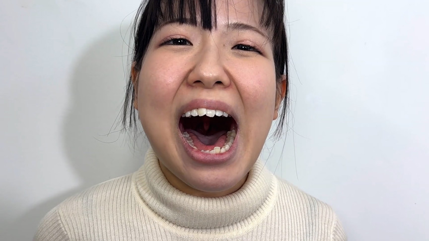 『フェチ』 唾液たっぷりかりなちゃんの口内観察 「DUGA」