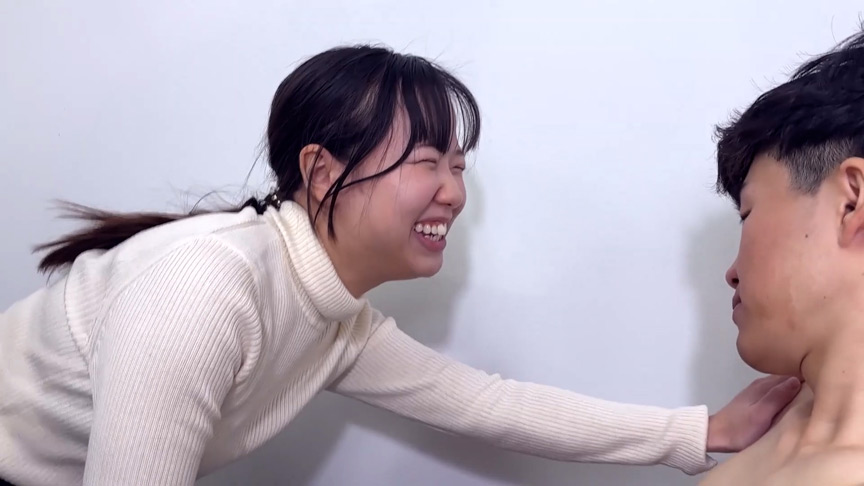 『フェチ』 甘やかしてくれるかりなちゃんがM男に濃厚キス 「DUGA」