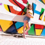 《ギャル》 T○kTokフォロワー11万人の180cm高身長ギャルAVデビュー！ 渋谷華 『FANZA』