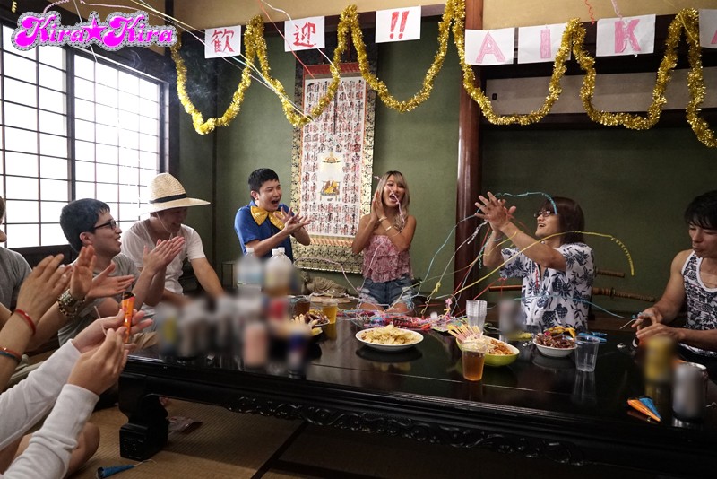 《ギャル》 黒ギャルAIKAがキミの田舎で中出しファン感謝祭！！ 『F...