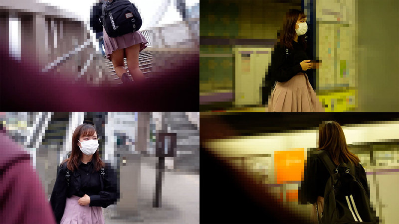 《ギャル》 痴●電車＃002 敏感ギャル大量潮吹き 『FANZA』