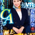 ＜熟女＞ 【VR】初VR！！桜樹玲奈 現役人妻CAがエコノミーの僕を極上プレミアムサービスでもてなしてくれるVR 【FANZA】