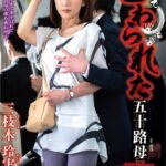 ＜熟女＞ 電車でさわられた五十路母 三枝木玲実 【FANZA】