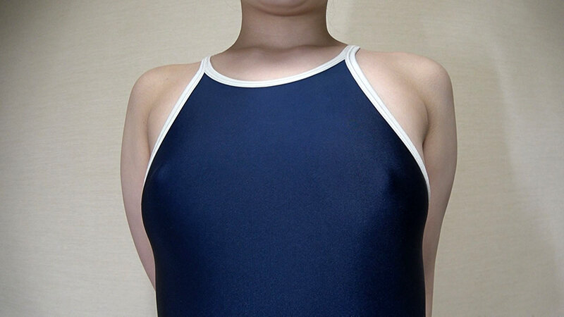 ＜熟女＞ 南日菜乃 濡れてテカってピッタリ密着 神スク水 可愛い女子の...