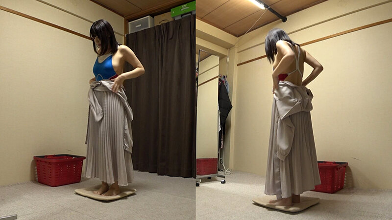 ＜熟女＞ 碧那美海 濡れてテカってピッタリ密着 神競泳水着 可愛い女子...