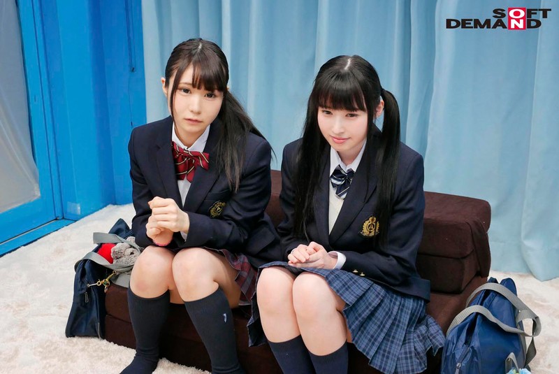 『MM号』 ひかる＆めい 女子○生 マジックミラー号で2人仲良くおっぱ...