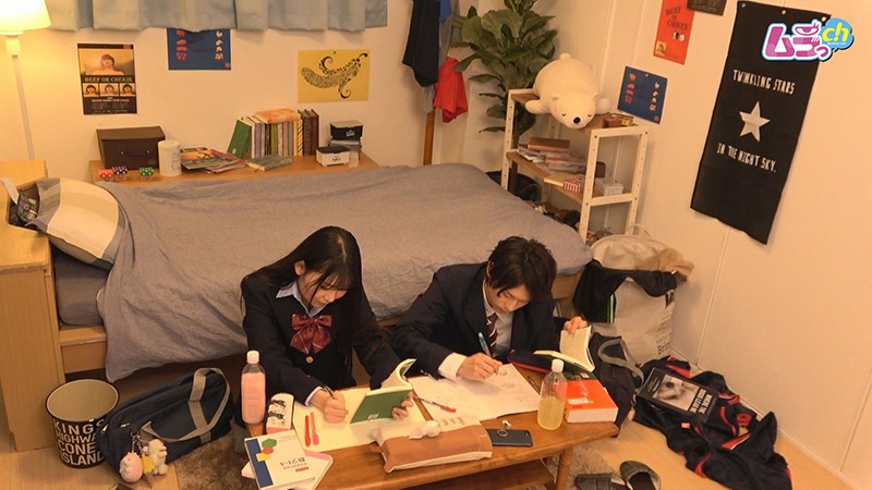 ＜盗撮＞ カップル盗撮 勉学に勤しむべき学生カップルが、親の居ぬ間に盛...