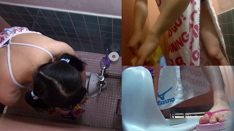 ＜盗撮＞ ○○県○○市 市民プールトイレ盗撮 厳選パイパン少女編 『F...