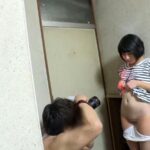 ＜盗撮＞ 日焼け跡の残るパイパンロ●ータ少女中出し調教 かれん 『FANZA』