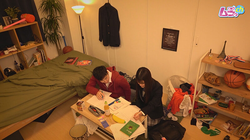 ＜盗撮＞ ニンゲン観察 勉強だけでなくエッチも実戦で練習し経験値を高め...