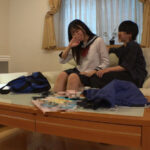 ＜盗撮＞ 一生懸命おしゃぶりフェラ【ガチ流出】高身長/巨尻/中出し/スパンキング 七藤優亜 『FANZA』