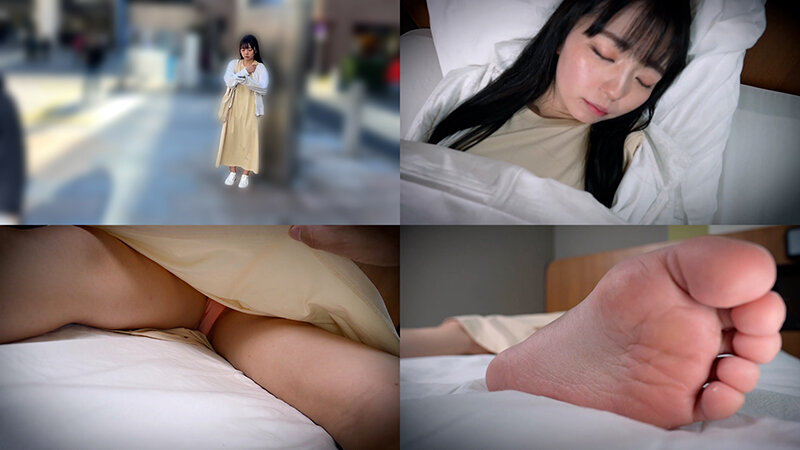 ＜盗撮＞ 無防備に寝てる女に中出し卑猥行為6 妹系のエロい体の女 金髪...